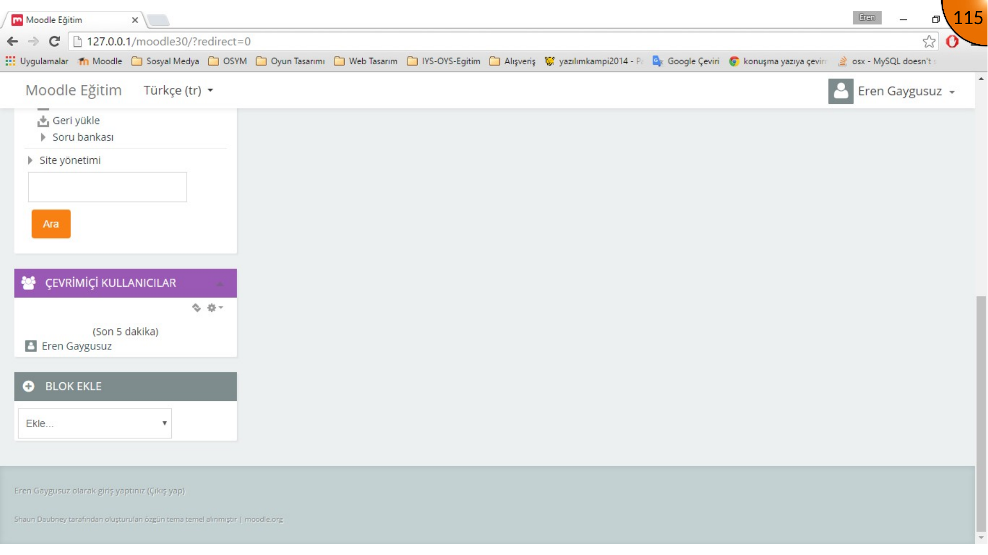Moodle block move control