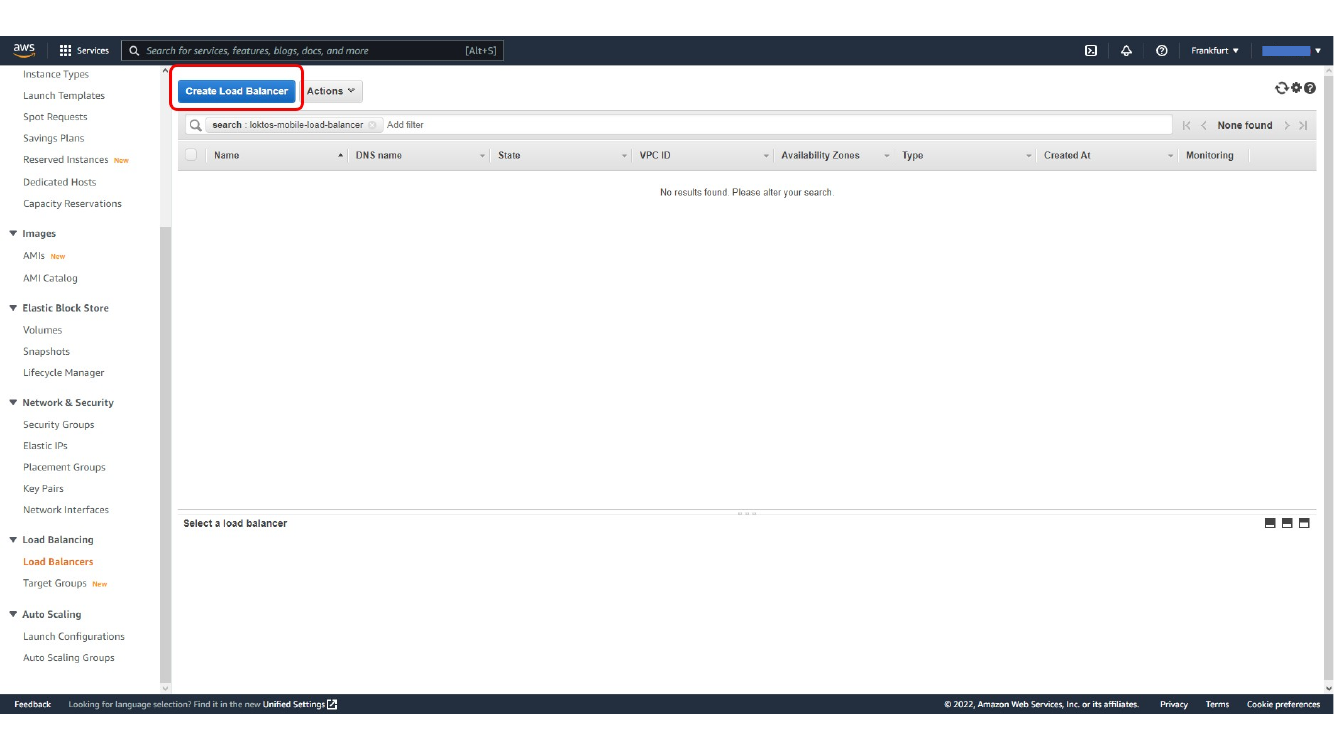 Naming and configuring the Application Load Balancer scheme
