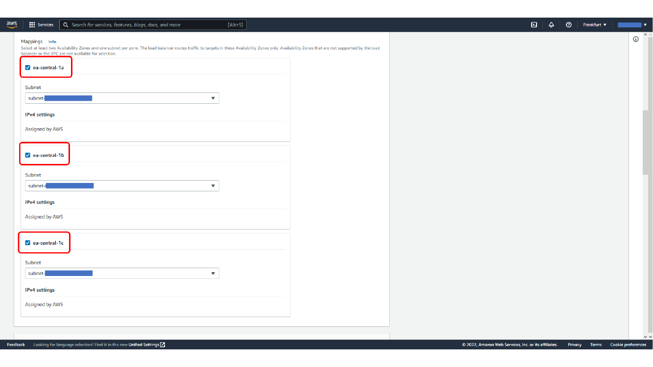 Configuring listeners for the Application Load Balancer