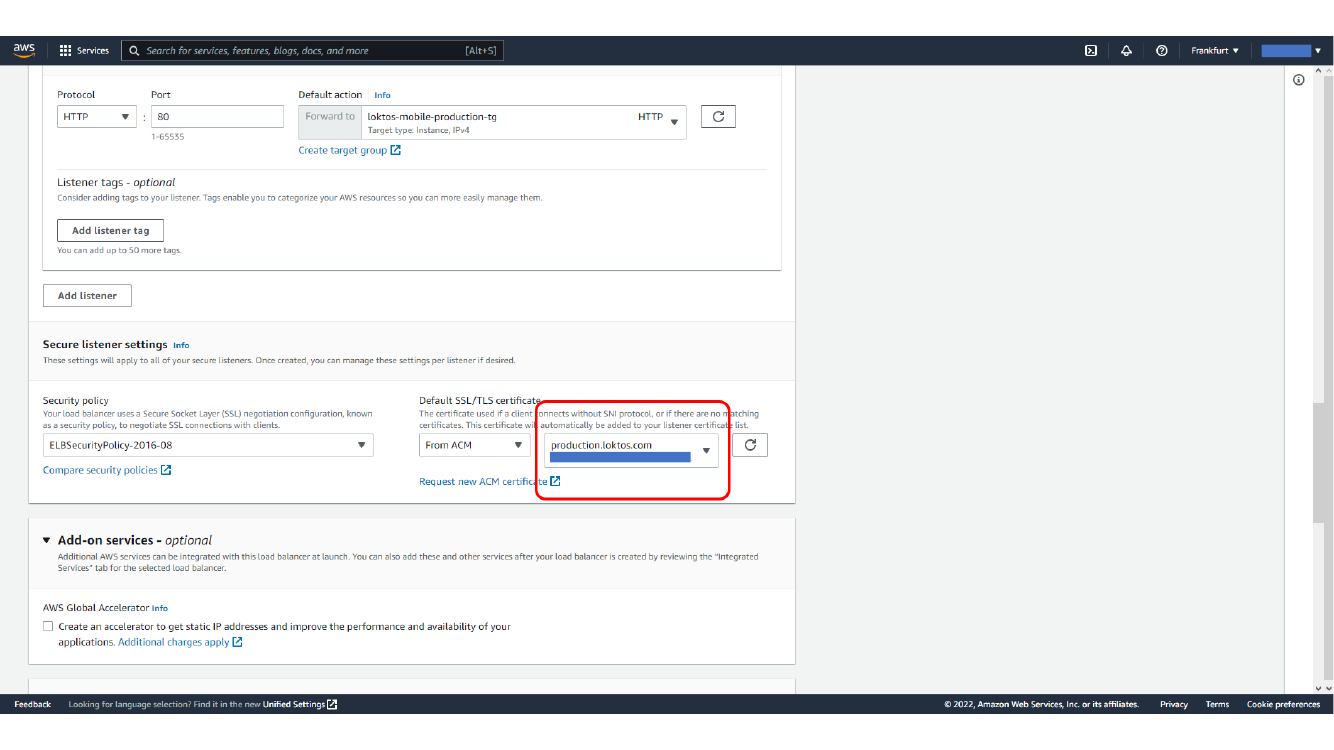 Creating the Application Load Balancer