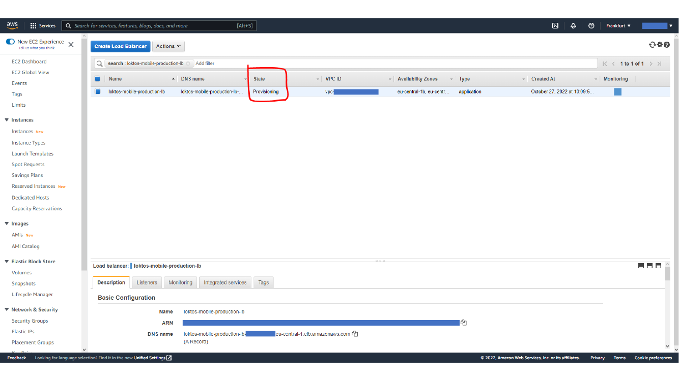 Checking load balancer listener configuration