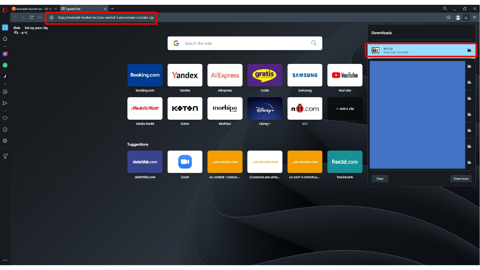 Testing S3 object access behavior in the browser