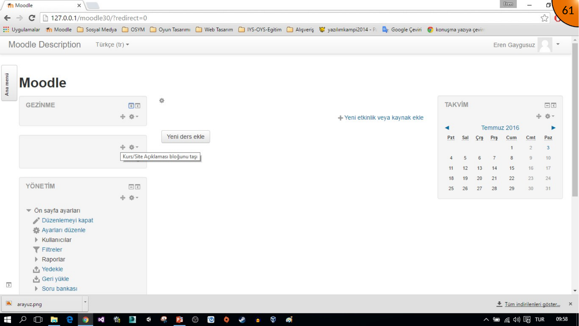 Moodle block move, visibility, and docking controls