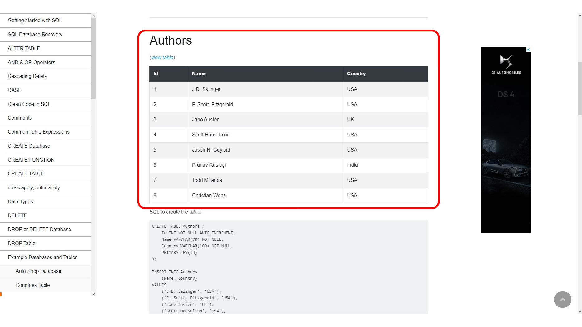 Applying table creation in MySQL Workbench