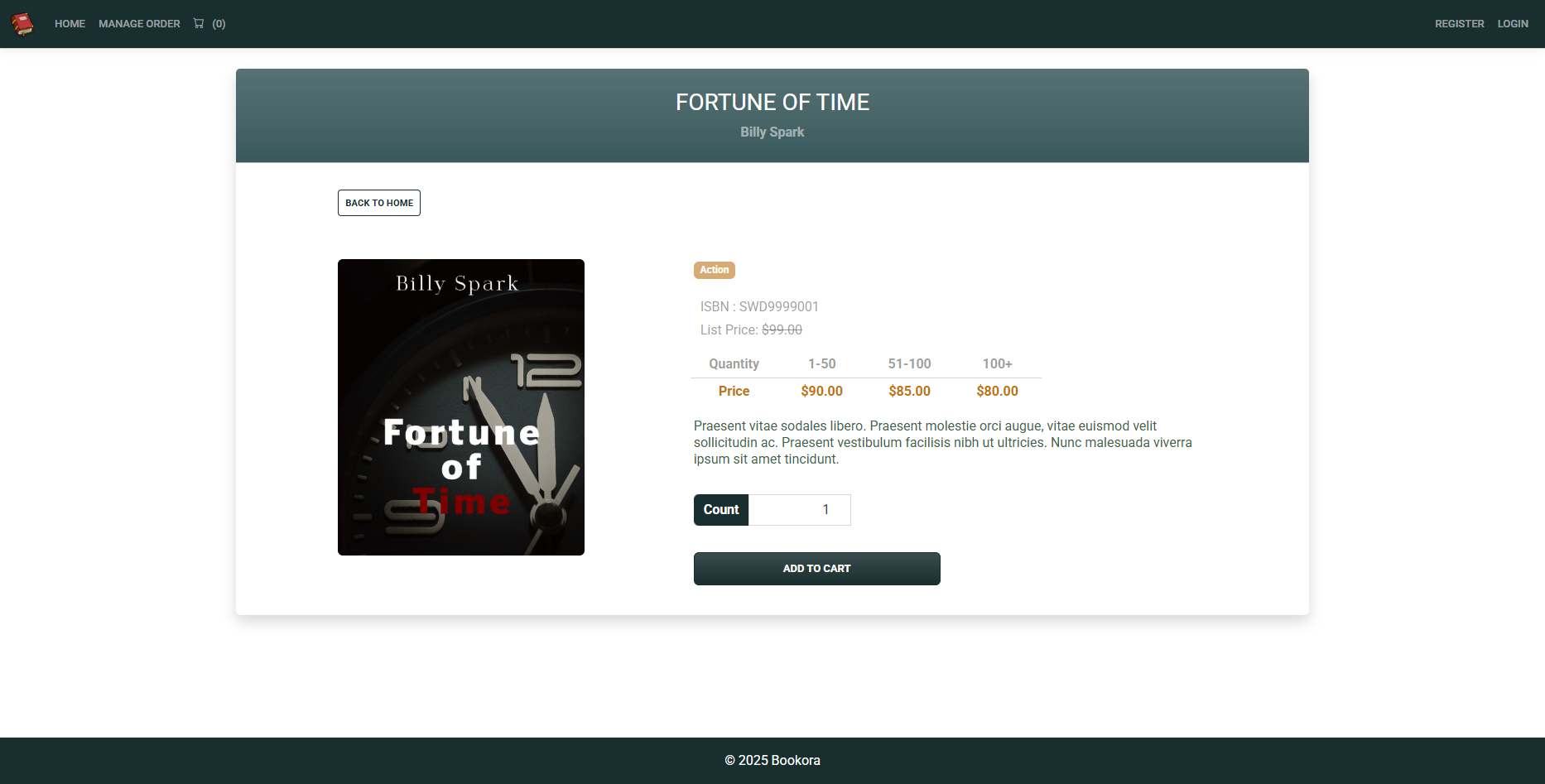 Bookora project preview 2