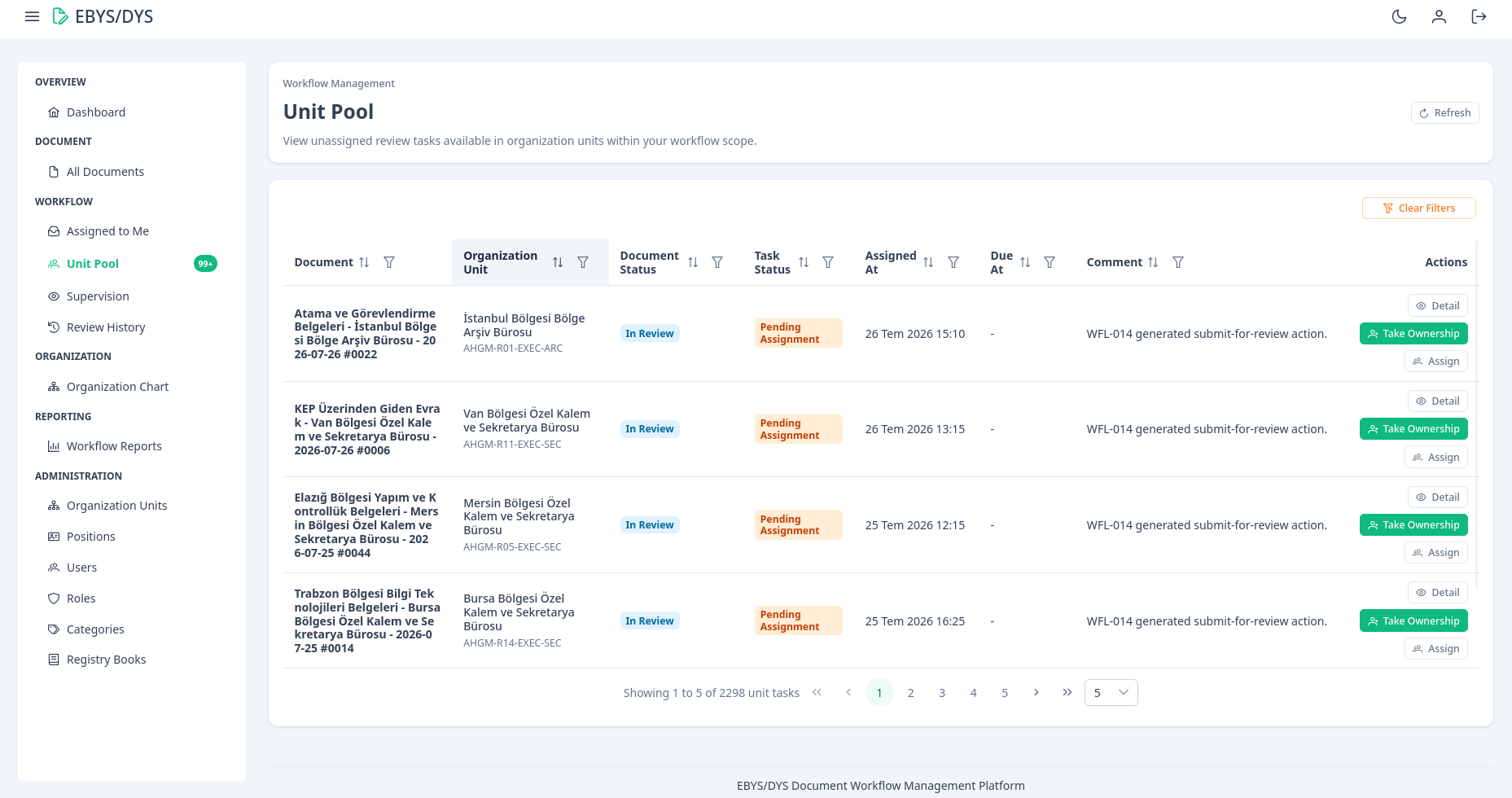 EBYS/DYS Platform project preview 12