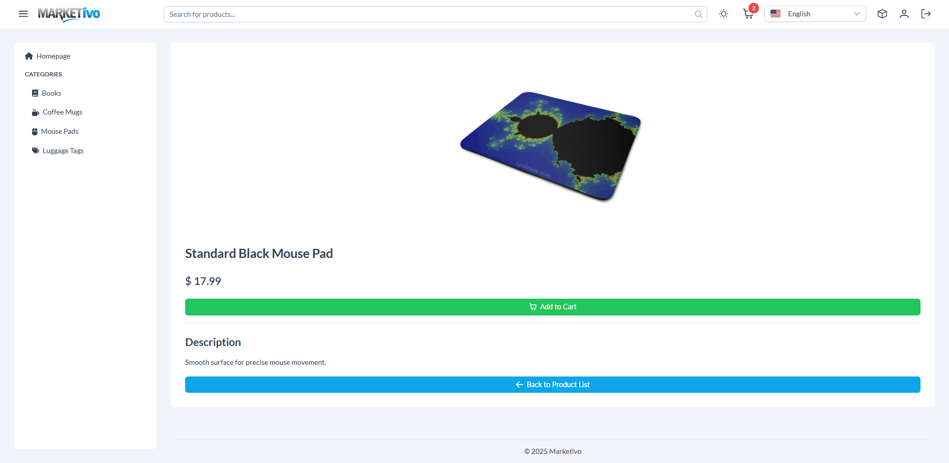 Marketivo project preview 3