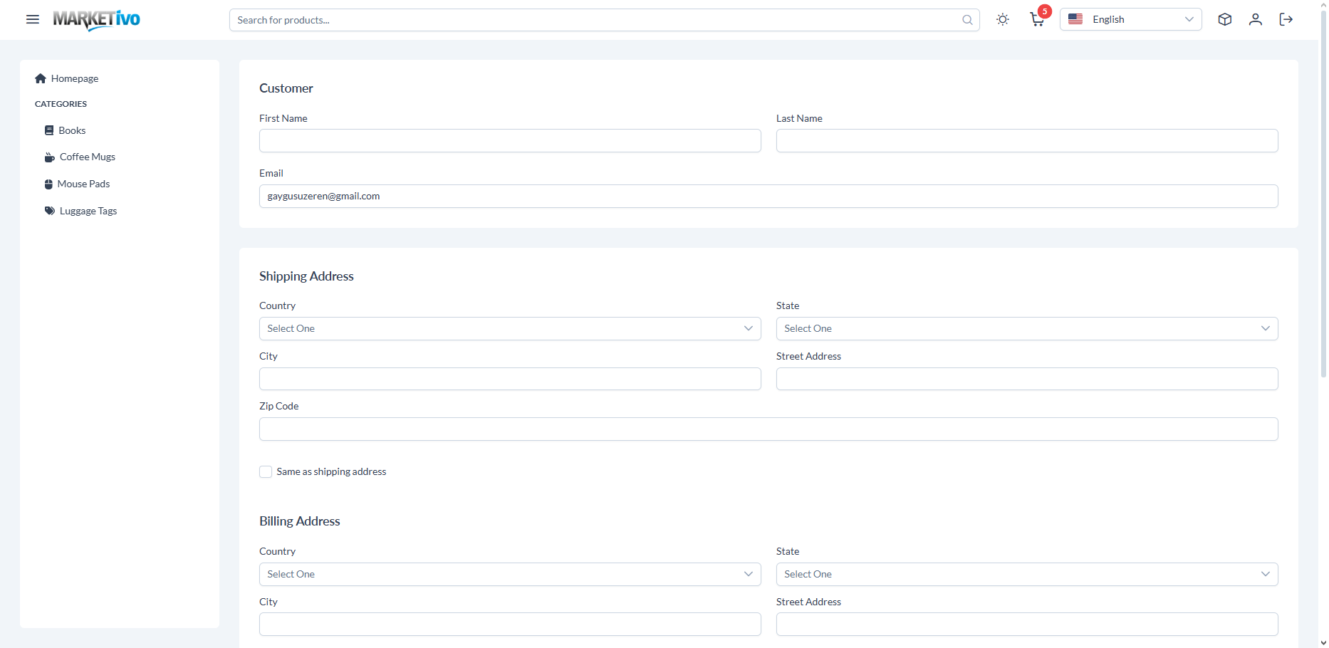 Marketivo project preview 7