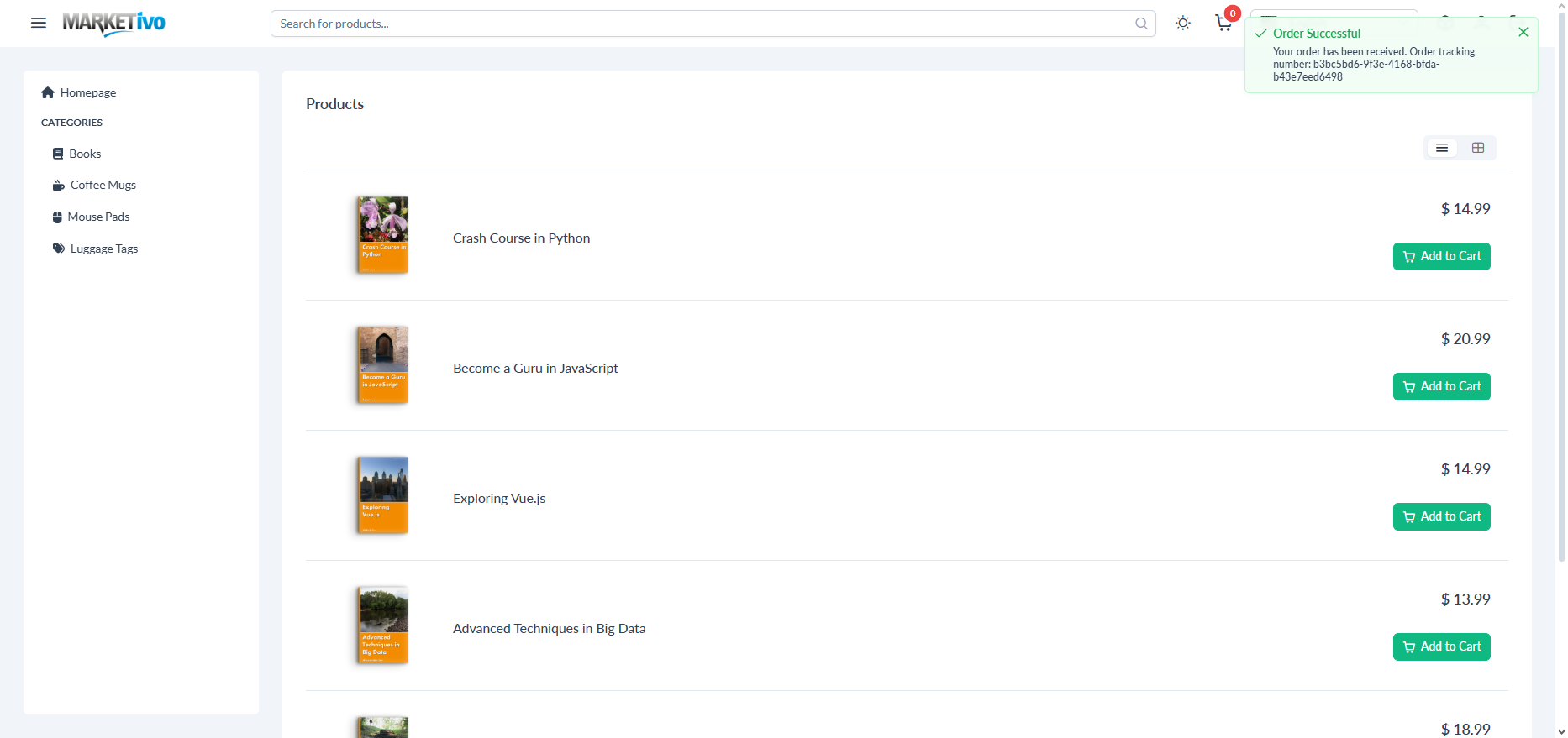 Marketivo project preview 9