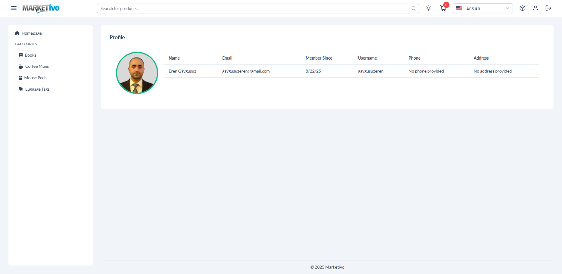 Marketivo project preview 11