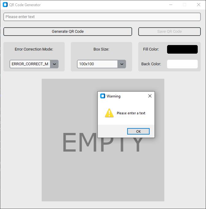 QR Code Generator project preview 3