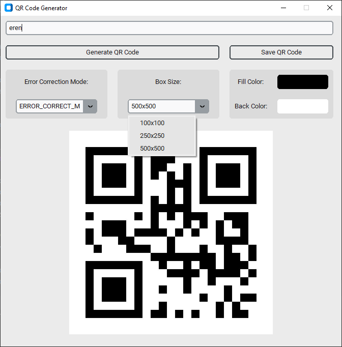 QR Code Generator project preview 4