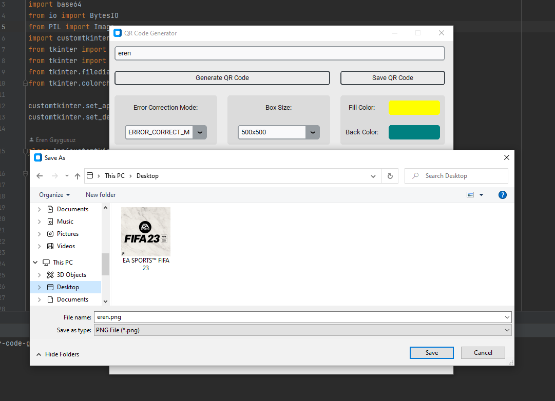 QR Code Generator project preview 6