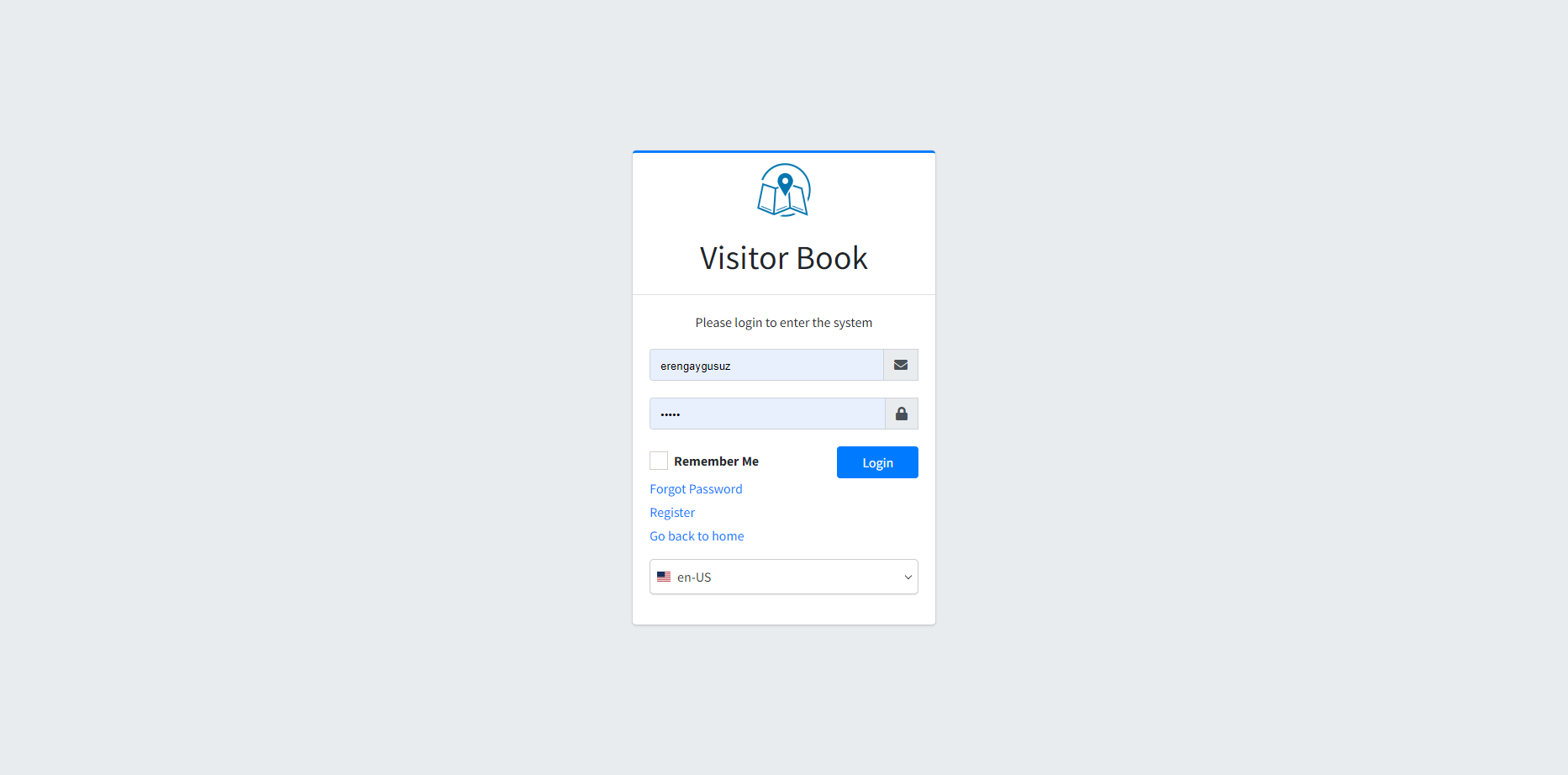 Visitor Book project preview 5