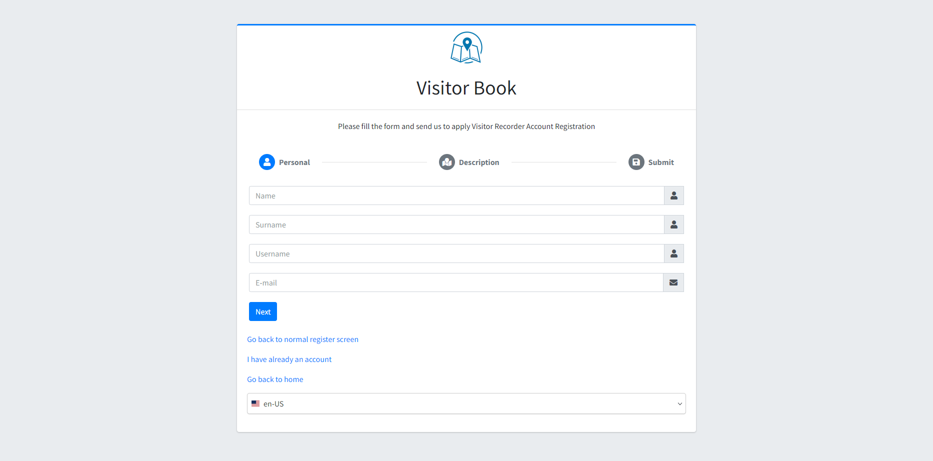 Visitor Book project preview 7