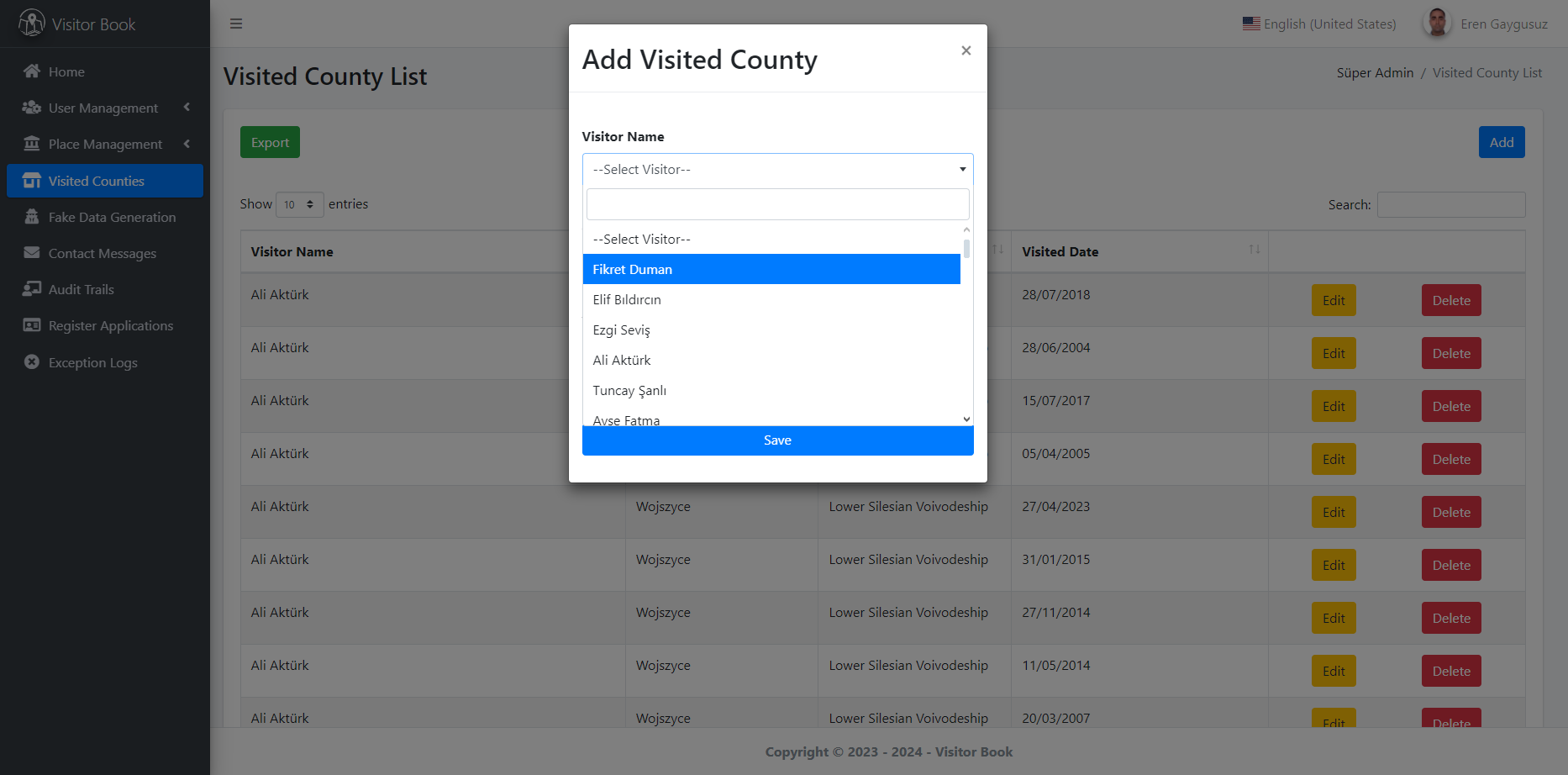 Visitor Book project preview 23